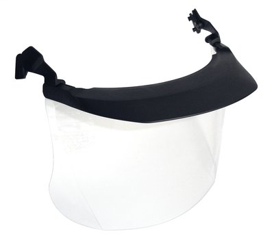 3M Peltor Clear Acetate MultiVisor Faceshield System V4D-10P, Face Protection with Anti-Fog Coating 10 ea/cs