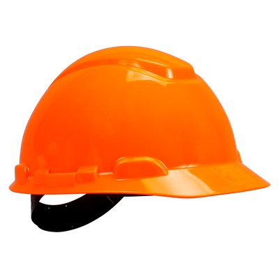 3M Hard Hat, Bright Orange 4-Point Pinlock Suspension H-707P, 20 ea/cs