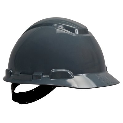 3M Hard Hat, Gray 4-Point Pinlock Suspension H-708P, 20 ea/cs