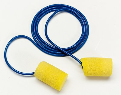 3M E-A-R Classic Metal Detectable Earplugs, Hearing Conservation 311-4101 in Poly Bag 2000 PR/Case