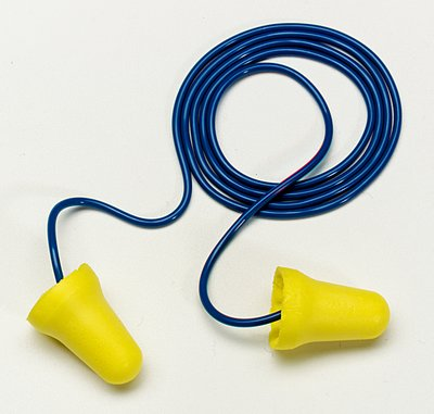 3M E-A-R E-Z-Fit Corded Earplugs, Hearing Conservation 312-1222 in Poly Bag 2000 PR/Case