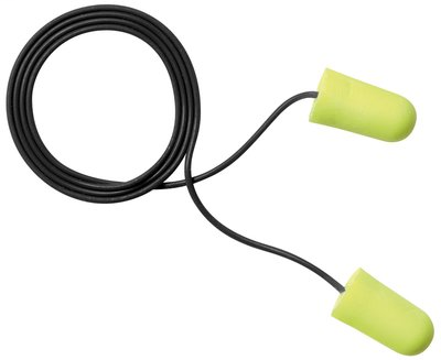 3M E-A-Rsoft Metal Detectable Corded Earplugs, Hearing Conservation 311-4106 in Poly Bag Regular Size 2000 PR/Case