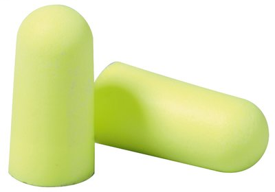 3M E-A-Rsoft Yellow Neons Uncorded Earplugs, Hearing Conservation 312-1250 in Poly Bag Regular Size 2000 PR/Case
