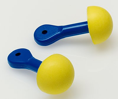 3M E-A-R EXPRESS Pod Plugs Uncorded Earplugs, Hearing Conservation Blue Grips 321-2100 in Pillow Pack 400 PR/Case