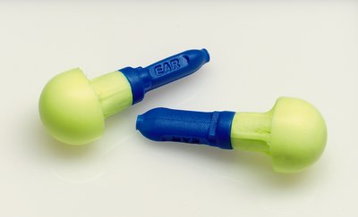 3M E-A-R Push-Ins Uncorded Earplugs, Hearing Conservation 318-1002 in Poly Bag 2000 PR/Case