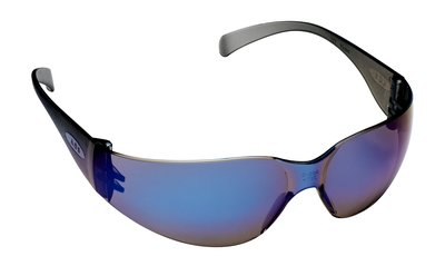 3M Virtua Protective Eyewear, 11331-00000-20 Blue Mirror HC Lens, Blue Mirror Temple 20 ea/case