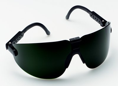 3M Lexa Protective Eyewear, 15212-00000-20 IR 5.0 Lens, Black Temple, Medium 20 ea/case