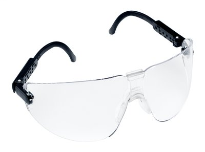 3M Lexa Protective Eyewear, 15200-00000-20 Clear Anti-Fog Lens, Black Temple, Medium 20 ea/case
