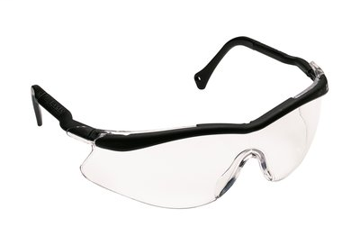 3M QX Protective Eyewear 1000, 12100-10000-20 Clear Lens, Black Temple 20 ea/case