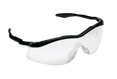 3M QX Protective Eyewear 3000, 12115-10000-20 Clear Lens, Black Sport Grip Temple 20 ea/case