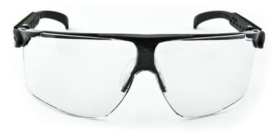 3M Maxim Protective Eyewear 11860-00000-20 Clear RAS Lens, Black Temple 20 ea/case