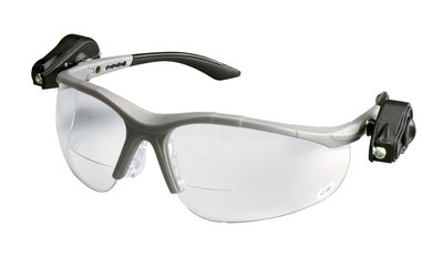 3M Light Vision 2 Protective Eyewear, 11478-00000-10 Clr Anti-Fog Lens, Gry Fr, +2.0 Diopt 10 ea/case