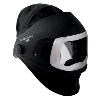 3M Speedglas Welding Helmet 9100 FX, Welding Safety 06-0700-72SW, with side windows, headcover, and front panel, without headband, 1 EA/Case (no Auto-Darkening Filter)