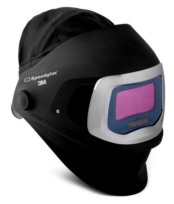 3M Speedglas Welding Helmet 9100 FX 06-0600-20SW, SideWindows Auto-Darkening Filter 9100X Shade 5, 8-13, Welding Safety 1/Case