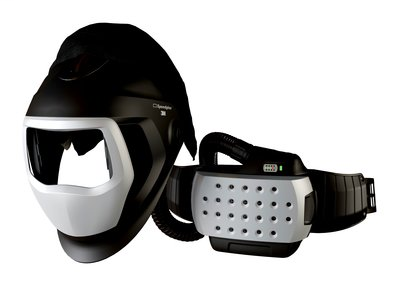 3M Adflo Powered Air Purifying Respirator Organic Vapor/Acid Gas and High Efficiency System with 3M Speedglas Welding Helmet 9100-Air, 25-3301-00SW, with SideWindows, 1/Case (Auto-Darkening Filter sold separately)