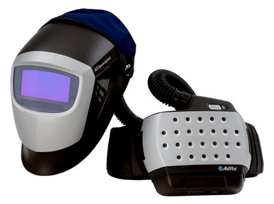 3M Adflo Powered Air Purifying Respirator High Efficiency System, Welding Safety 15-1101-15SW, with 3M Speedglas Helmet 9000HWR, SideWindows and 3M Speedglas Auto-Darkening Filter 9002D 1 EA/Case *Discontinued as of February 2, 2013. Available while suppl
