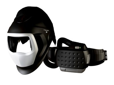 3M Adflo PAPR with 3M Speedglas Welding Helmet 9100-Air, 35-3301-00SW, HE+OV/AG, Li Ion Battery, no ADF, 1/C
