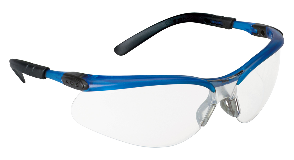 3M Industrial Safety 11471-00000-20 Blue Frame Clear Anti-Fog Lens Protective Eyewear 3M Industrial Safety 11471-00000-20 Blue Frame Clear Anti-Fog Lens Protective Eyewear