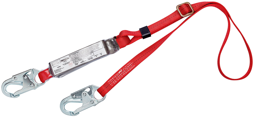 Product image for 3M 1341050 (7012817387) S/A PRO WEB ADJ 6FT PROTECTA PRO ADJUSTABLE S/A LANYARD 6FT WITH STANDARD SNAPS ON ENDS