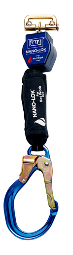 3M™ DBI-SALA® Nano-Lok™ Quick Connect Self Retracting Lifeline for Hot Work Use, Web 3101497, 6 ft. (1.8m), 1 EA