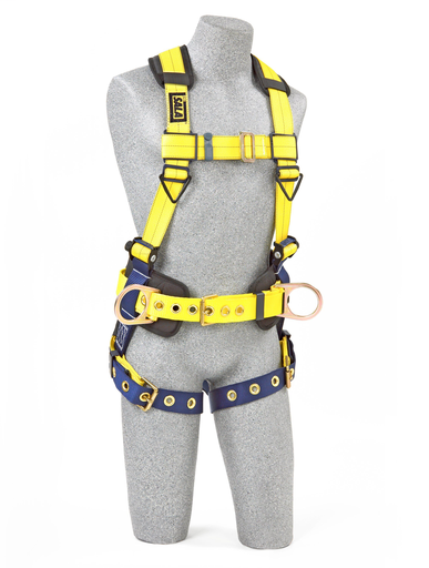 3M™ DBI-SALA® Delta™ Construction Style Positioning Harness 1101656, Yellow, X-Large, 1 EA