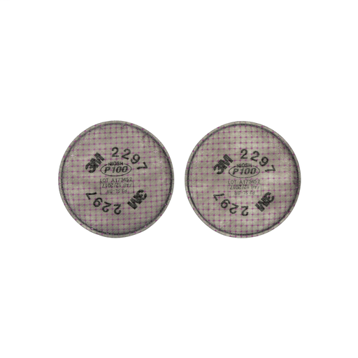 3M™ Advanced Particulate Filter 2297, P100, with Nuisance Level OrganicVapor Relief, 100 EA/Case