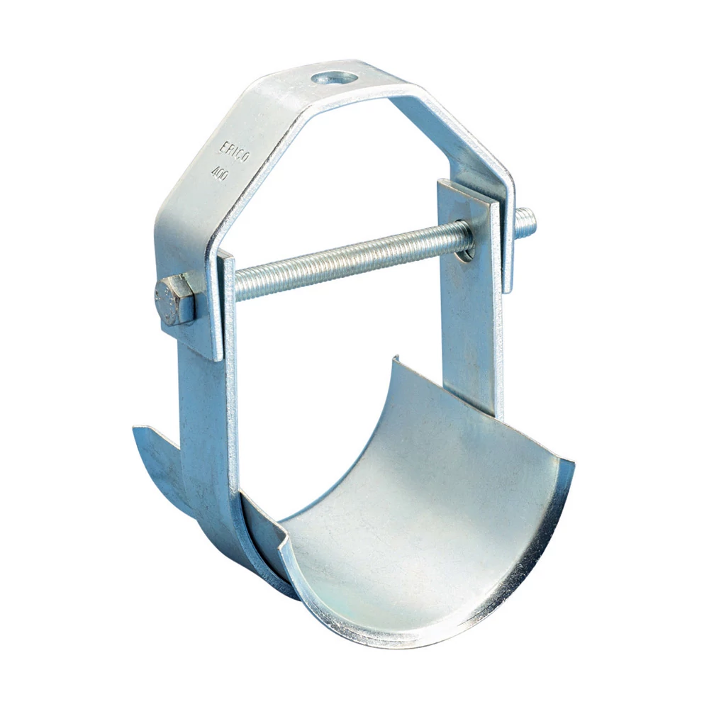 Product image for Caddy 4030300EG 403 Clevis Hanger with Insulation Shield, 3" Shield, 3.5" OD, 1/2" Rod