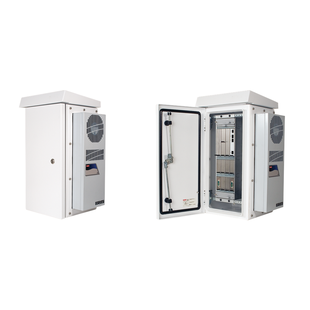 Product image for Hoffman ECL603537VP COMLINE Vertical Mount Cabinet, 600x 350x 375mm, Lt Gray, Aluminum