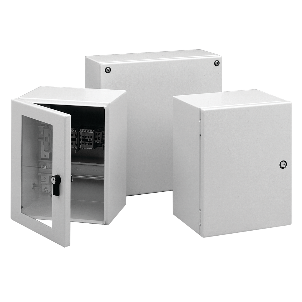 Hoffman LWC302515 INLINE Type 4, 300x 250x 150mm, Lt Gray, Steel Product image for Hoffman LWC302515 INLINE Type 4, 300x 250x 150mm, Lt Gray, Steel