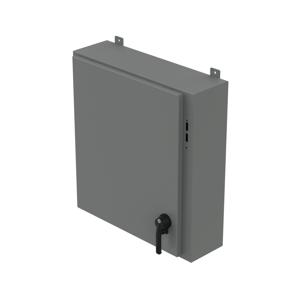 Hoffman A30X1E2808 Type 12 SA Disconnect Enclosure with Handle Product image for Hoffman A30X1E2808 Type 12 SA Disconnect Enclosure with Handle