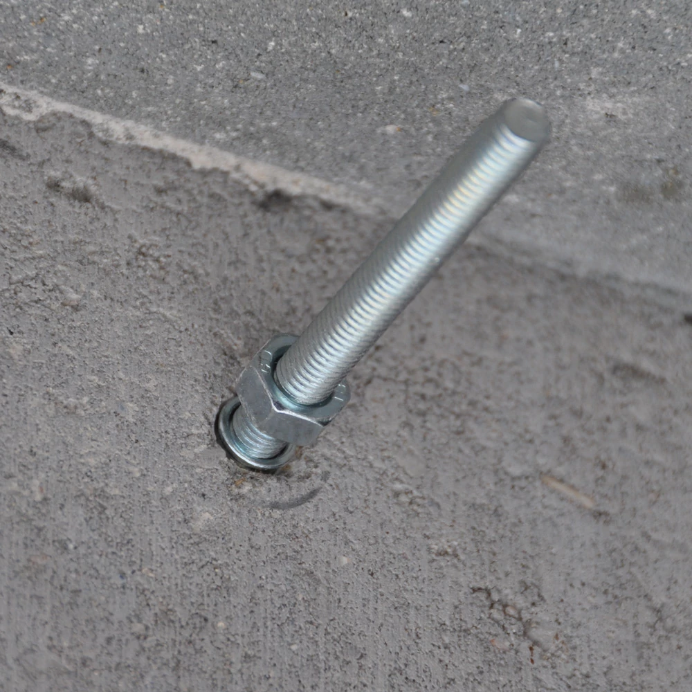Hex Nut, Steel, Plain, 1/4" Rod