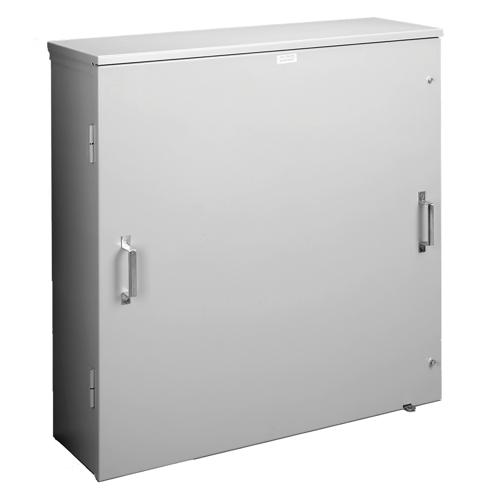 Hoffman A363611HCT 36 x 36 x 11 Inch 12 Gauge Galvanized Steel NEMA 3R Current Transformer Hinge Cover Enclosure Product image for Hoffman A363611HCT 36 x 36 x 11 Inch 12 Gauge Galvanized Steel NEMA 3R Current Transformer Hinge Cover Enclosure