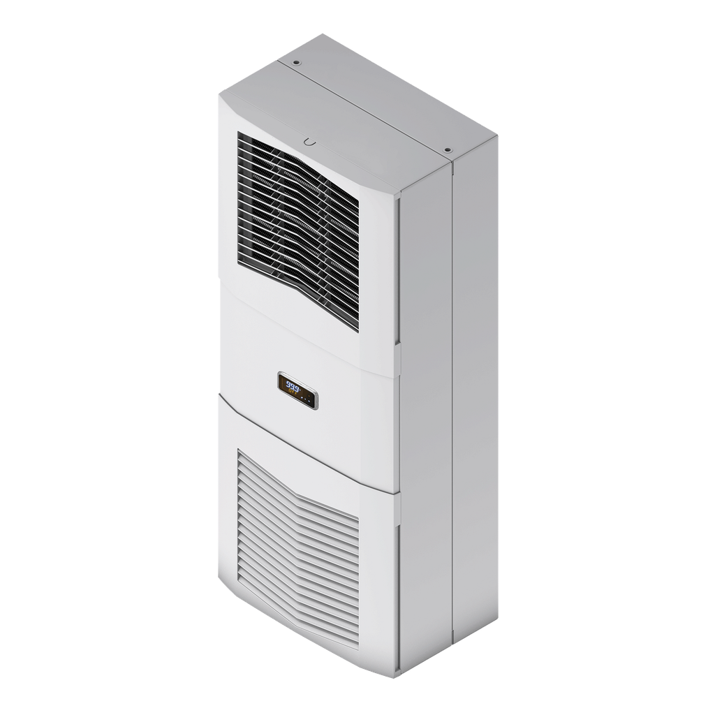 Product image for Hoffman S060516G050 SPECTRACOOL Slim Fit Indoor Air Conditioner, 21.60x 11" x 8.10, Lt Gray, Steel