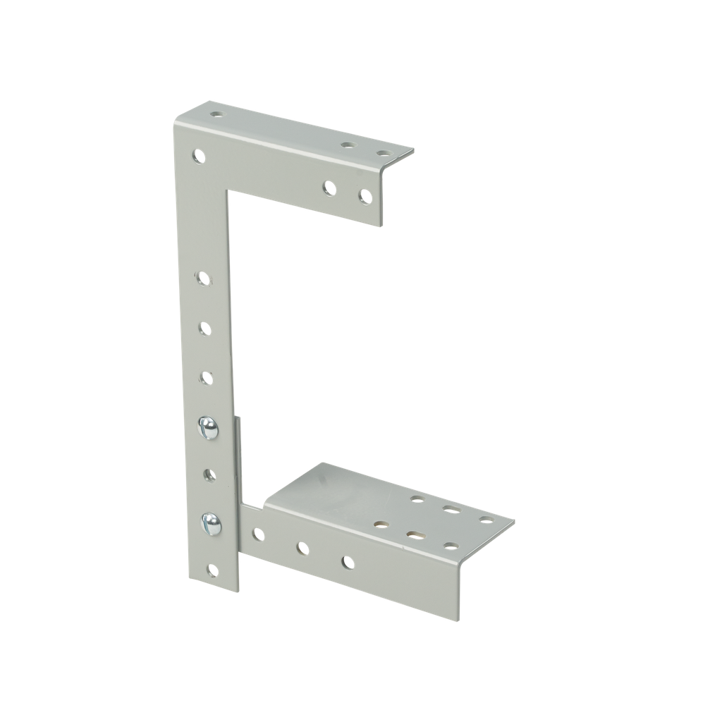 Product image for Hoffman F88T3RDH Drop and Bracket Hanger, fits 8" x 8", Gray, Steel