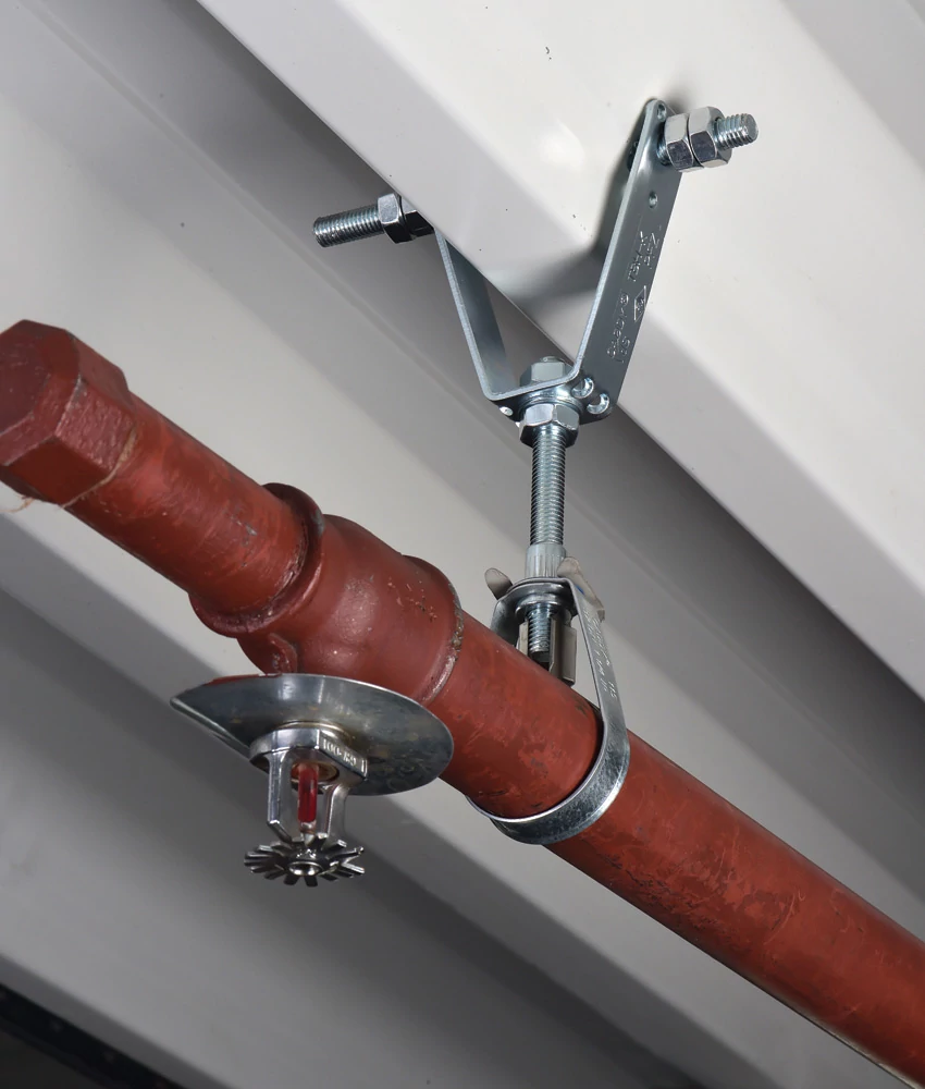 Standard Duty Loop Hanger, 2 1/2" Pipe, 2.875", 3/8" Rod