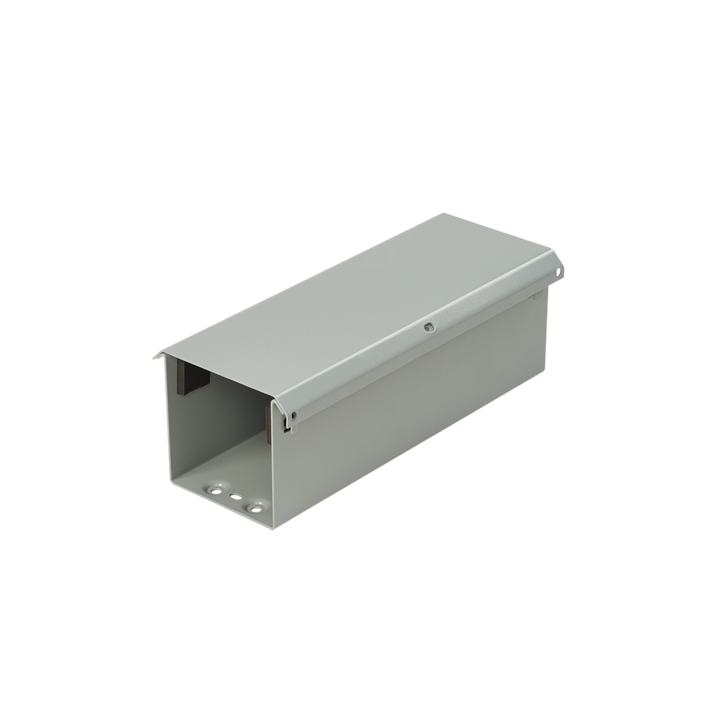 Product image for Hoffman F66T3R12 Lay-In NEMA Type 3R Wireway Straight Section, 6" x 6" x 12", Gray, Steel