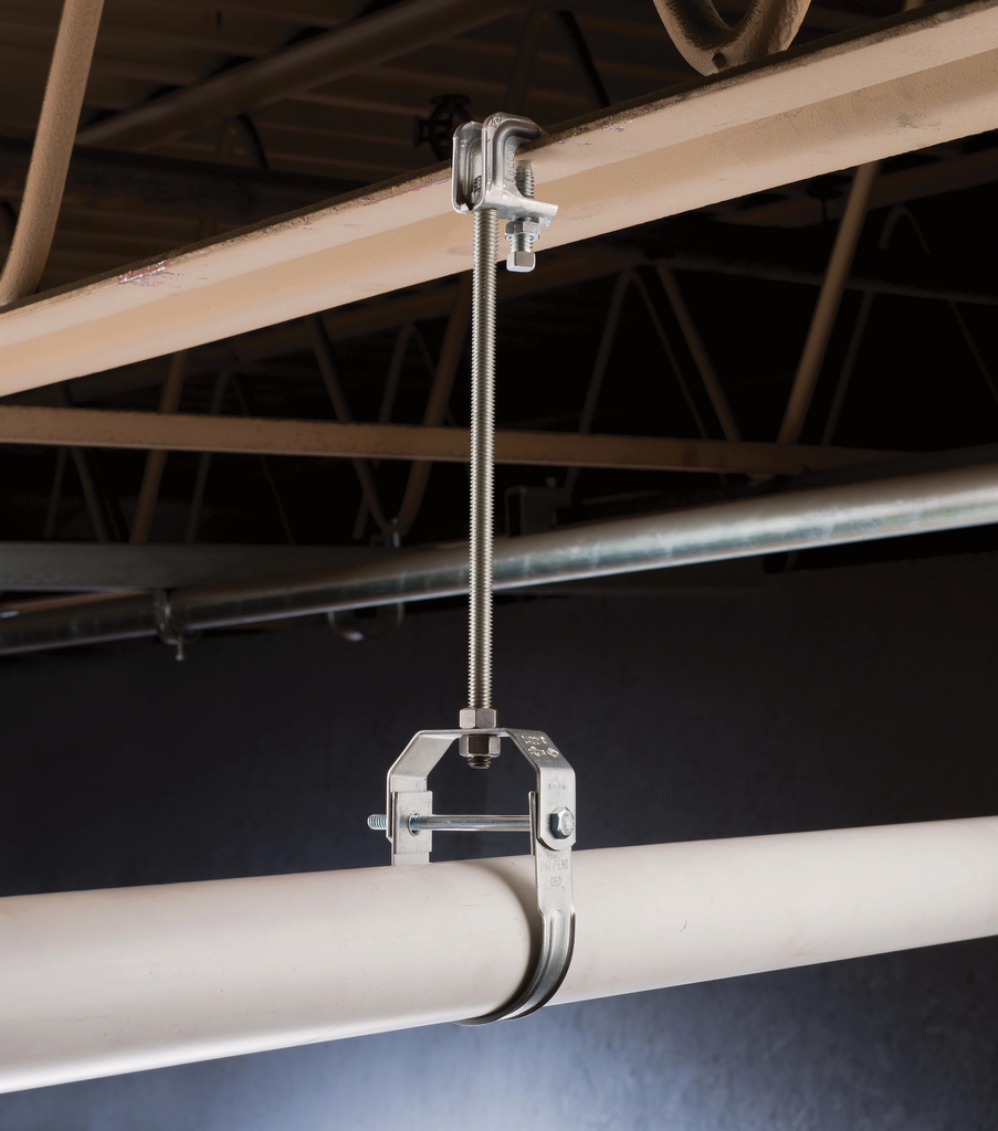 410 Clevis Hanger, Light Duty, 3" Pipe, 3.5" OD, 1/2" Rod