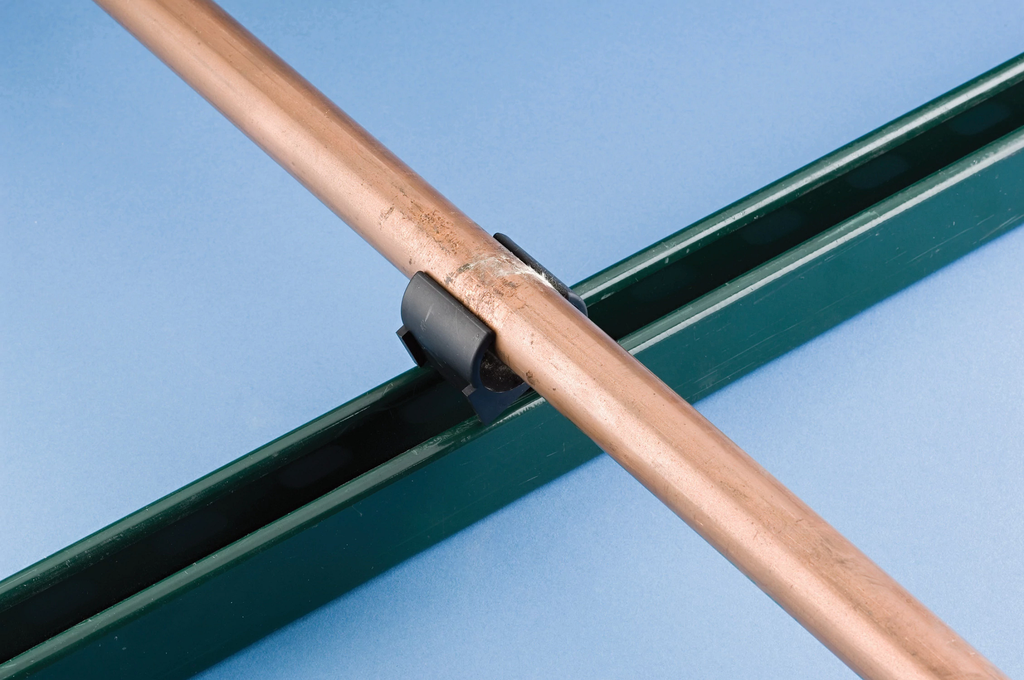 nVent CADDY Cushion Clamp Insulated Strut Clamp for Pipe/Tube, 5/8" OD, 1/2" Copper Tube, 3/8" Pipe