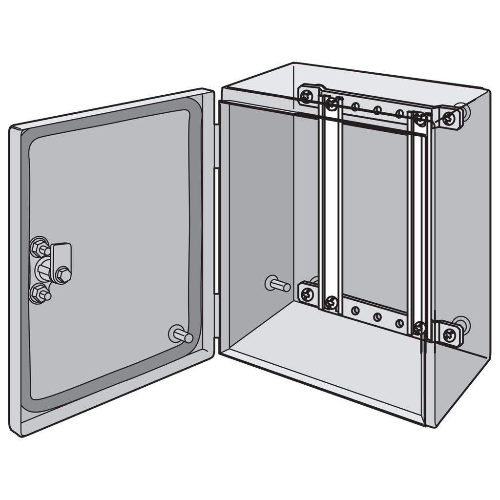 Hoffman LDR3P30 DIN3 Type Rails, fits 300mm, Steel Product image for Hoffman LDR3P30 DIN3 Type Rails, fits 300mm, Steel