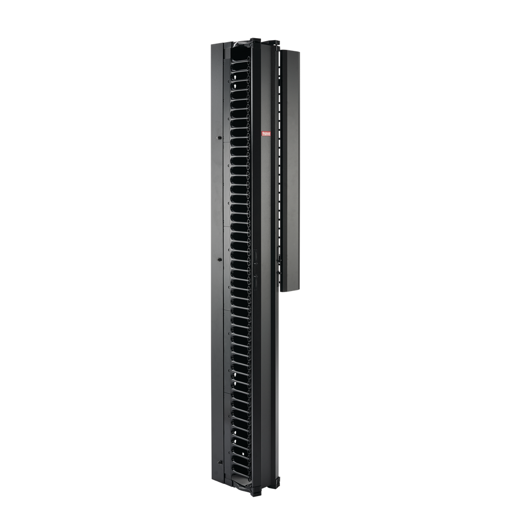 Product image for Hoffman M96D12 MaxRack Air Baffle and CM's for CISCO Switch, 96.13x12.00x23.68, Black, Aluminum