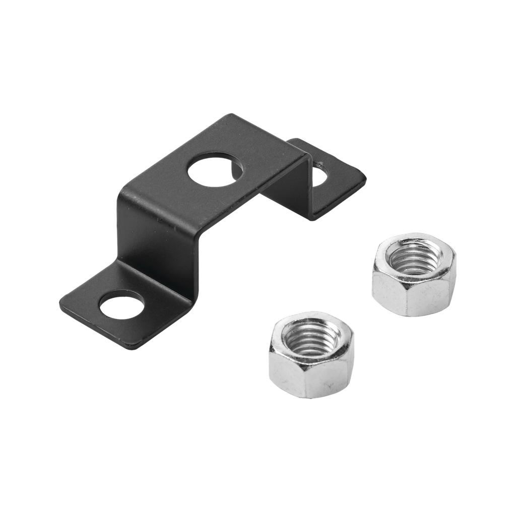 Product image for Hoffman LCBKB Ceiling Support Kit, Ceiling Bracket Kit, Black, Steel