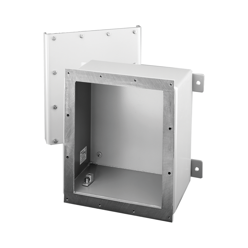 Hoffman A20D208 NEMA Type 9, 20" x 20" x 8", Gray, Steel Product image for Hoffman A20D208 NEMA Type 9, 20" x 20" x 8", Gray, Steel