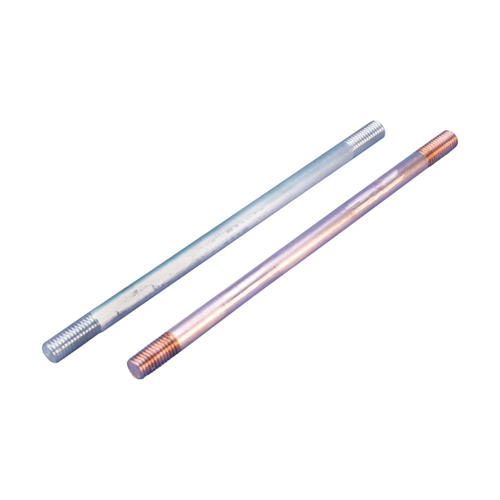Product image for Erico LPA273CTO Extension Rod, Imperial Thread, Aluminum, 5/8 UNC Thread