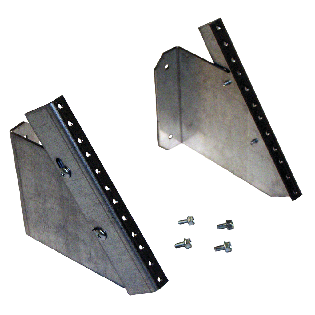 Product image for Hoffman DBPRA4U Patch Panel Rack Angles, 4RU, Steel