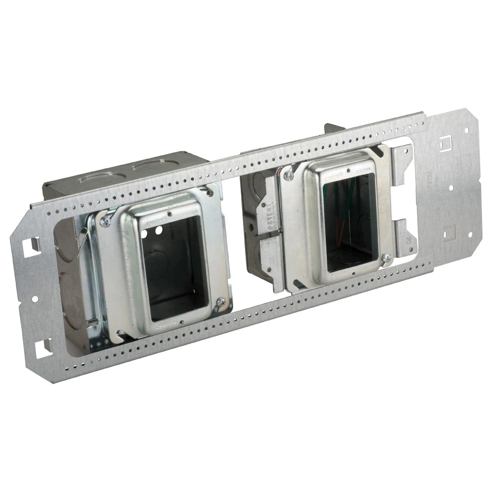 Caddy A1BF1G41N Caddy All-in-One Between-Stud With Removable Mud Ring, Multi-Box, (4) 1", (4) 1-1/4" Knockouts, 1 Gang, 42 in? Box, 5/8" Drywall, 3-5/8" Product image for Caddy A1BF1G41N Caddy All-in-One Between-Stud With Removable Mud Ring, Multi-Box, (4) 1", (4) 1-1/4" Knockouts, 1 Gang, 42 in? Box, 5/8" Drywall, 3-5/8"