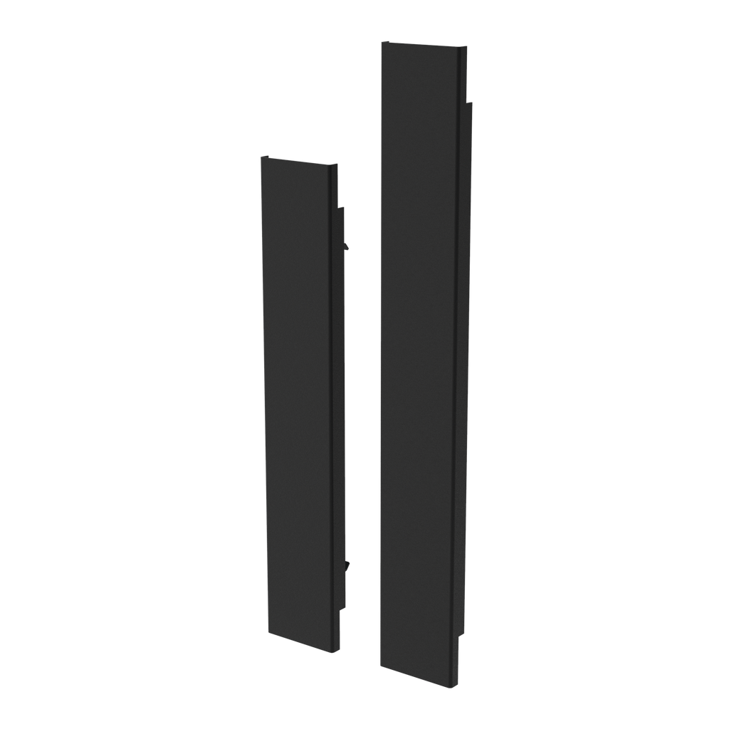 Hoffman ECKCVR23 Horizontal Cable Management Cover, fits 23" open rack, Black, Steel Product image for Hoffman ECKCVR23 Horizontal Cable Management Cover, fits 23" open rack, Black, Steel