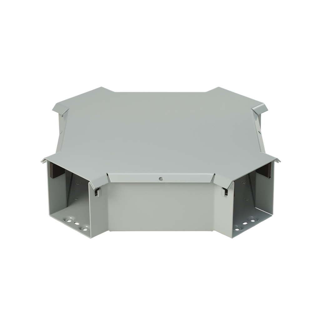 Product image for Hoffman F44T3RTX 90-Degree Cross, fits 4" x 4", Gray, Steel