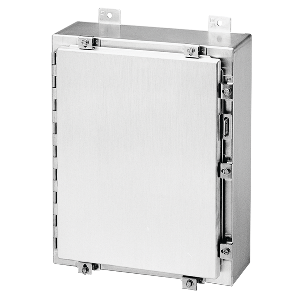 Hoffman A36H2408ALLP Continuous Hinge with Clamps, Type 4X, 36" x 24" x 8", Aluminum Product image for Hoffman A36H2408ALLP Continuous Hinge with Clamps, Type 4X, 36" x 24" x 8", Aluminum