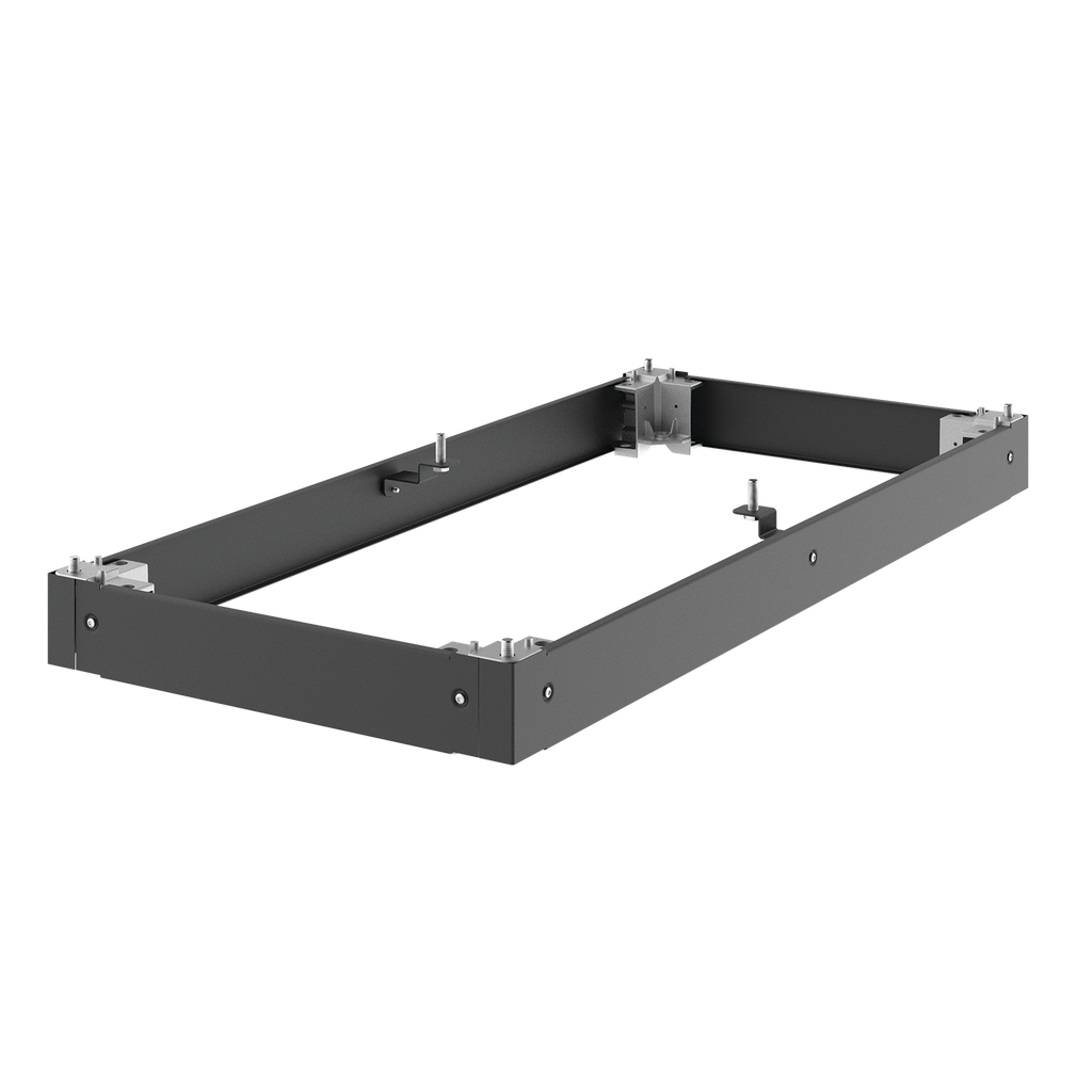 Hoffman P2BP1D126 ProLine G2 Disconnect Plinth Base, 100mm, fits 1200x600mm, Black, Steel Product image for Hoffman P2BP1D126 ProLine G2 Disconnect Plinth Base, 100mm, fits 1200x600mm, Black, Steel