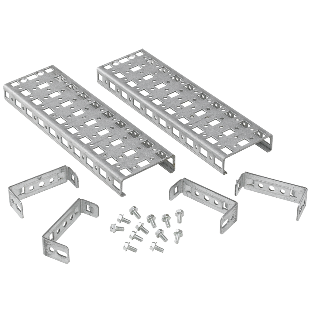 Product image for Hoffman PGH1S8 Grid Straps, 1-hole wide (2), Steel